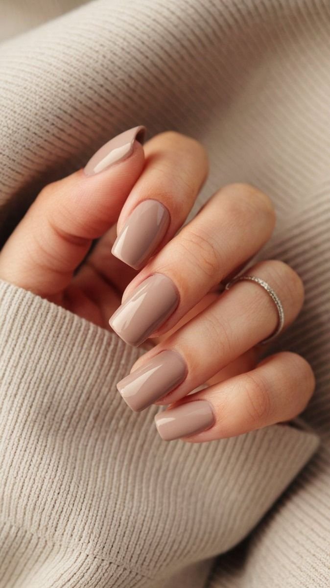 Semipermanente liso - uñas color nude
