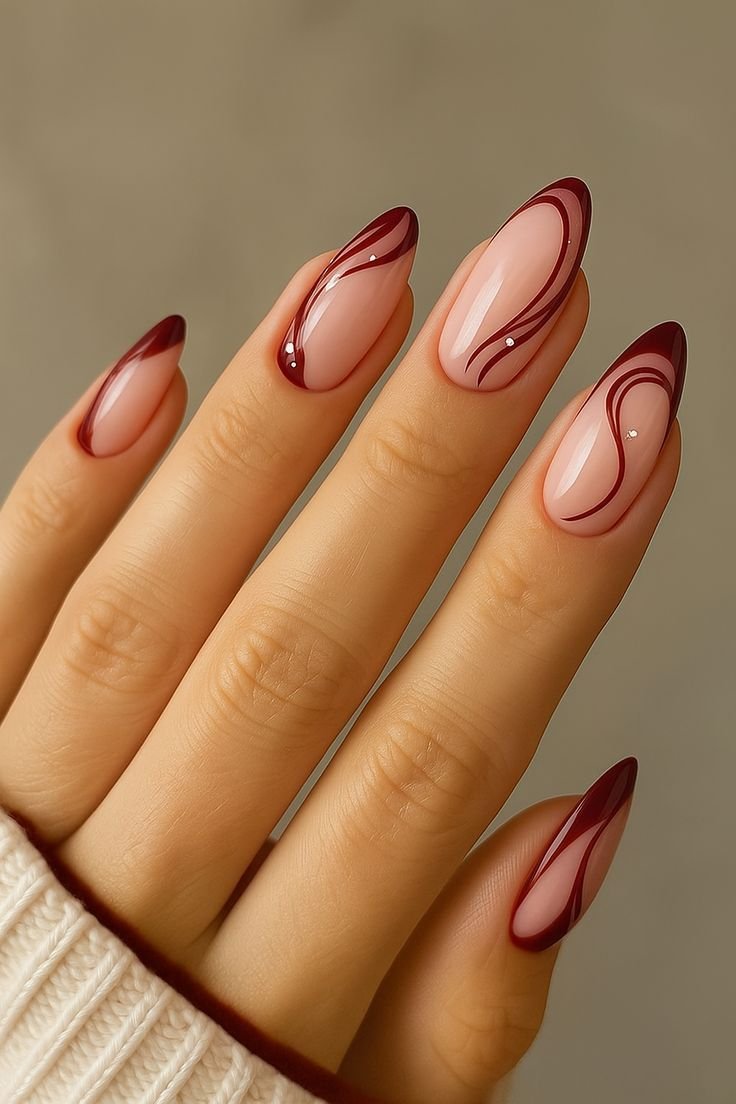 Semipermanente con diseño nail art